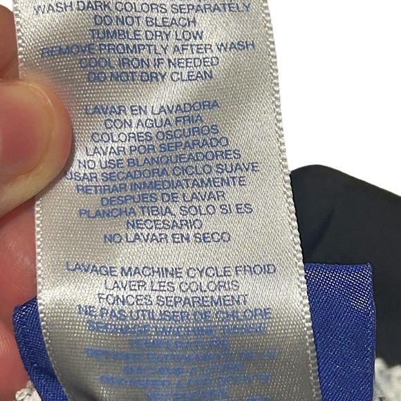 Reebok XL Nylon Track Pants Zip Cuff Black White Athletic - Picture 8 of 13